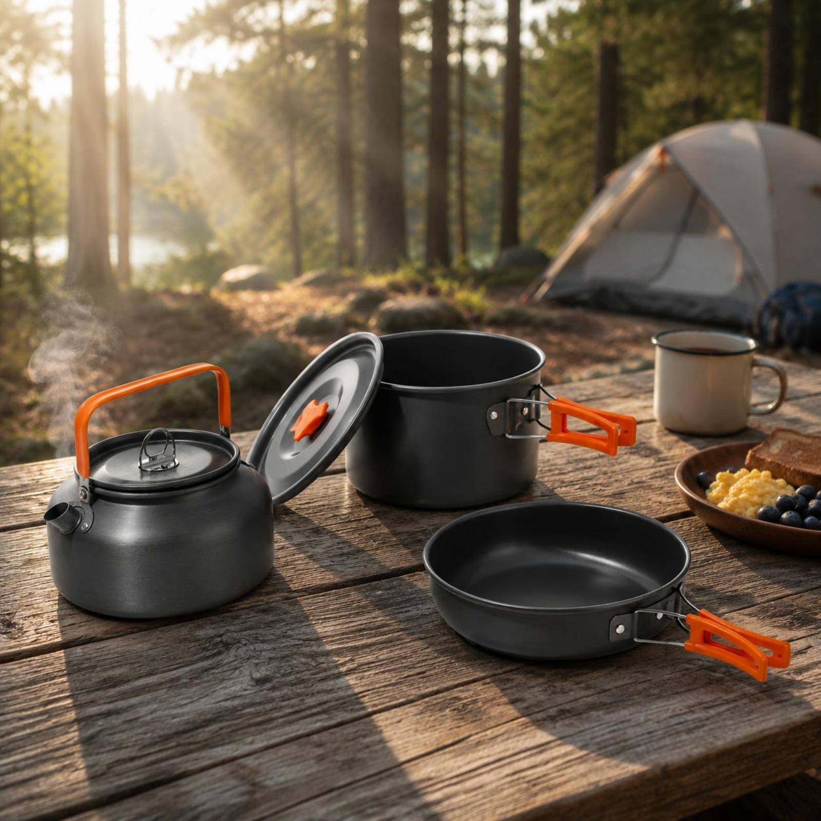 Camping Pot and Kettle Set Nes - Outdoor Camping Kettle avis et prix