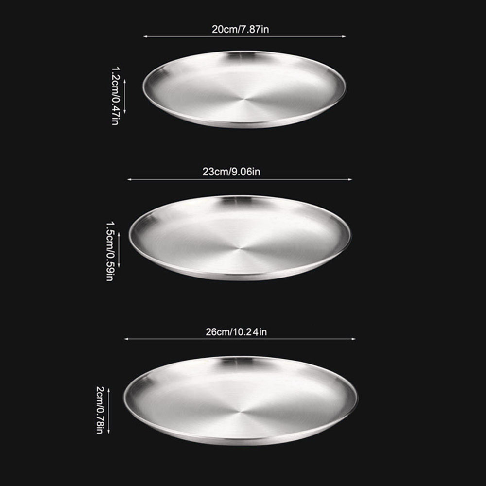 8Pcs Metal Dining Dish Stainle - Outdoor Camping Dining Set avis et prix
