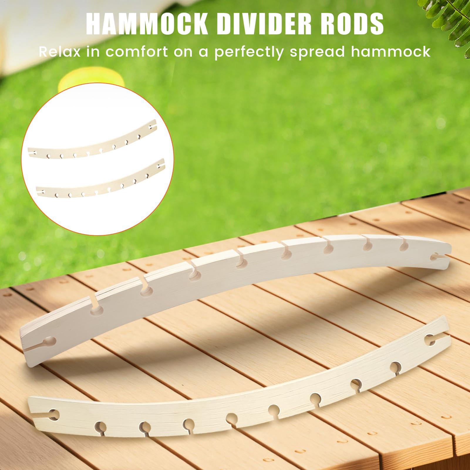 2 Pieces 10-Hole Wooden Hammoc - Camping Hammock avis et prix
