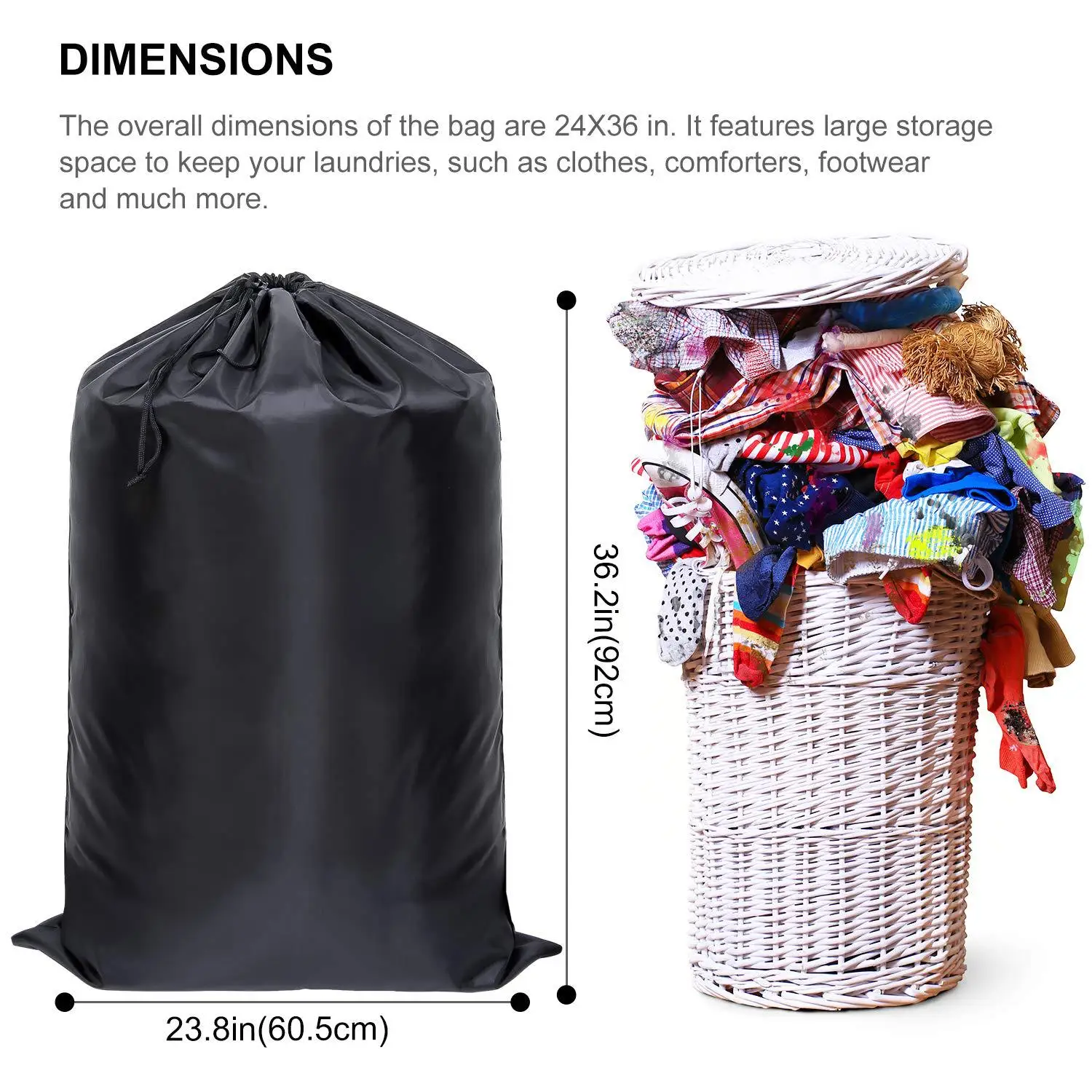 Black Oversized Polyester Wate - Outdoor Camping Outfit avis et prix