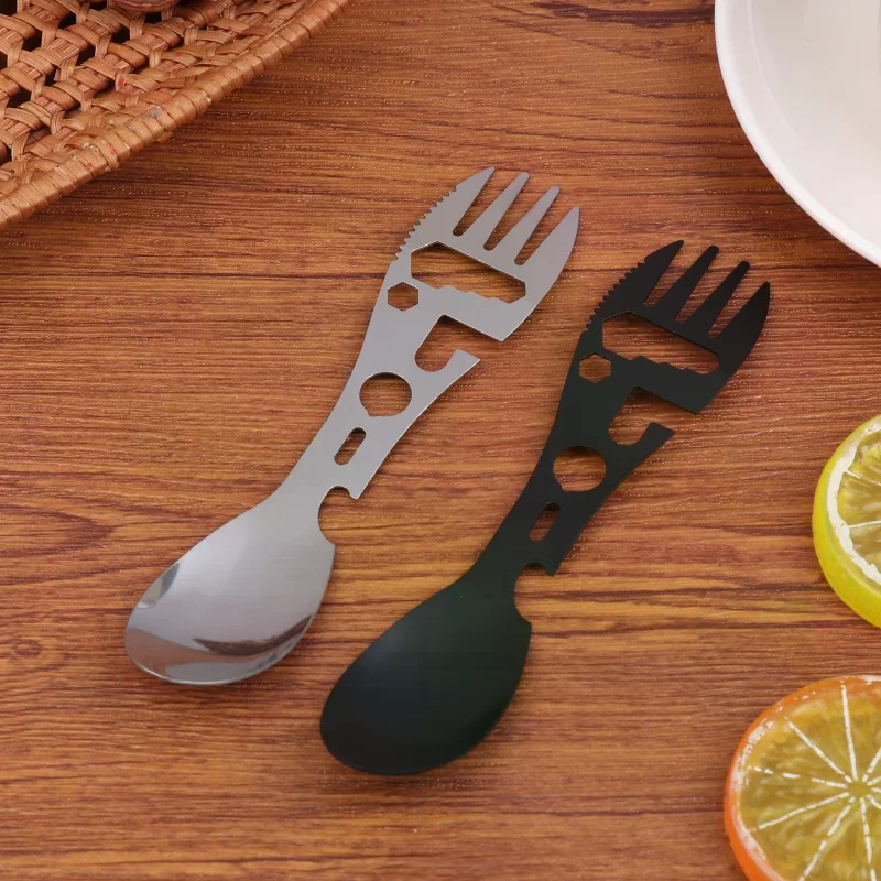 1/5Pcs 10 In 1 Camping Utensil - Outdoor Camping Dining Set avis et prix
