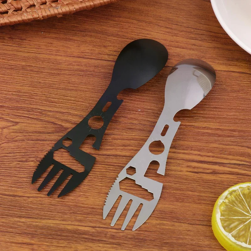1/5Pcs 10 In 1 Camping Utensil - Outdoor Camping Dining Set avis et prix