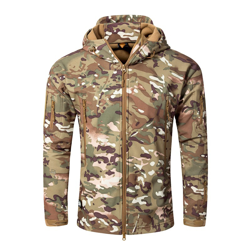 Men Outdoor TAD Shark Skin Sof - Outdoor Camping Jacket avis et prix