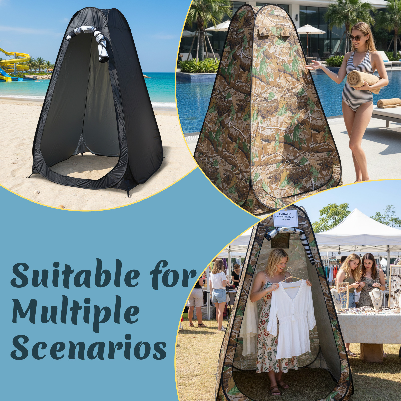 Portable Pop-Up Privacy Tent O - Outdoor Camping Toilet Tent avis et prix