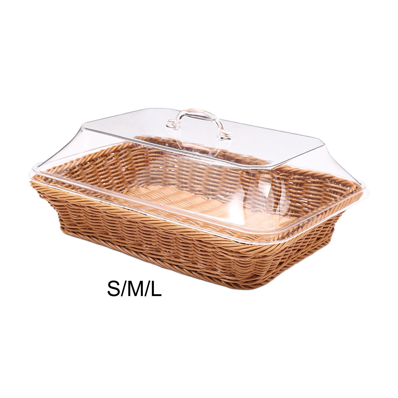 Woven Bread Basket with Lid Me - Outdoor Camping Meals avis et prix