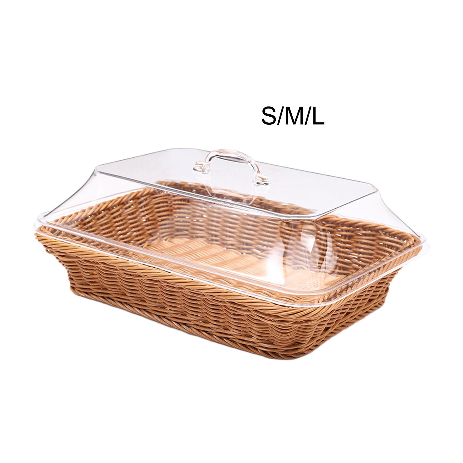 Woven Bread Basket with Lid Me - Outdoor Camping Meals avis et prix