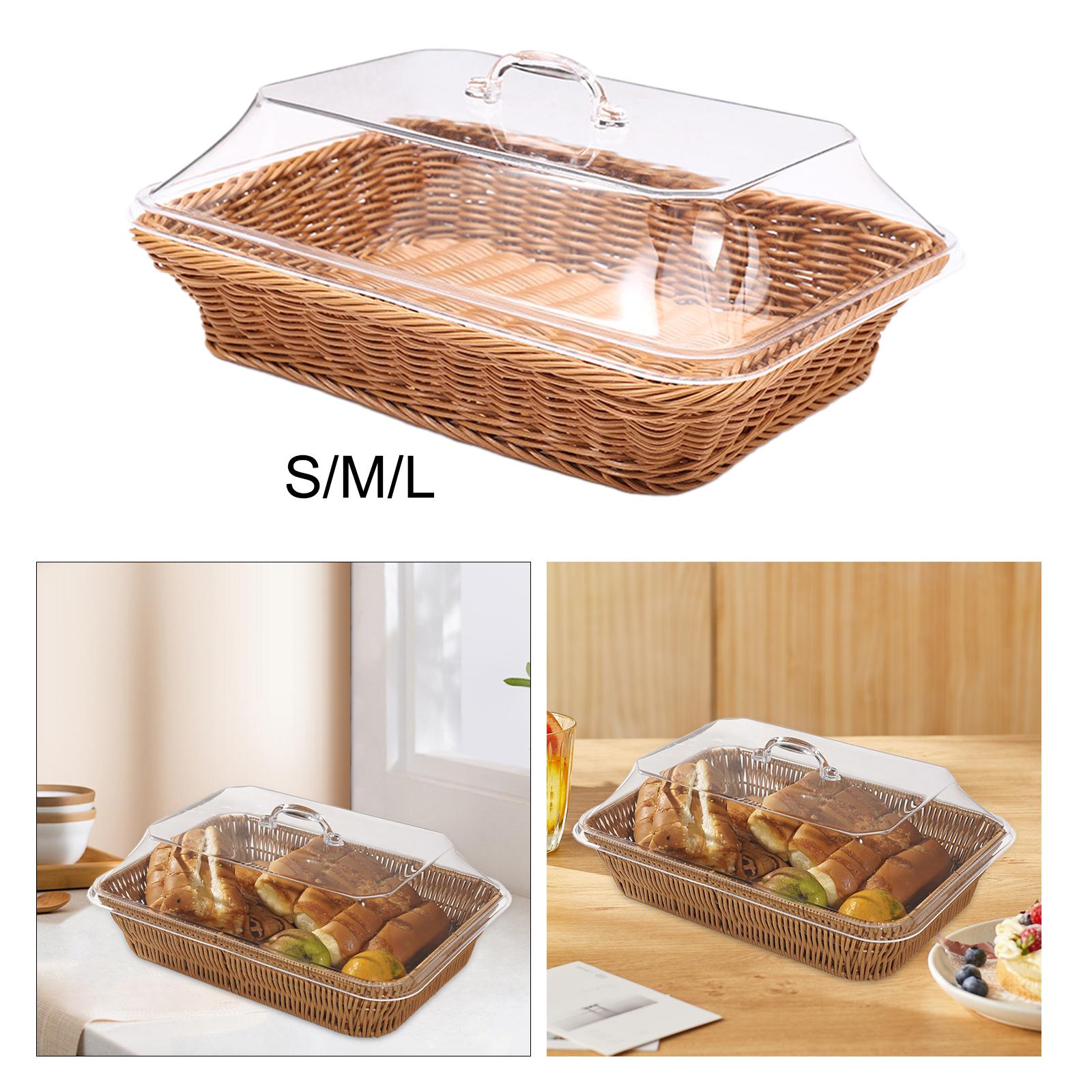 Woven Bread Basket with Lid Me - Outdoor Camping Meals avis et prix