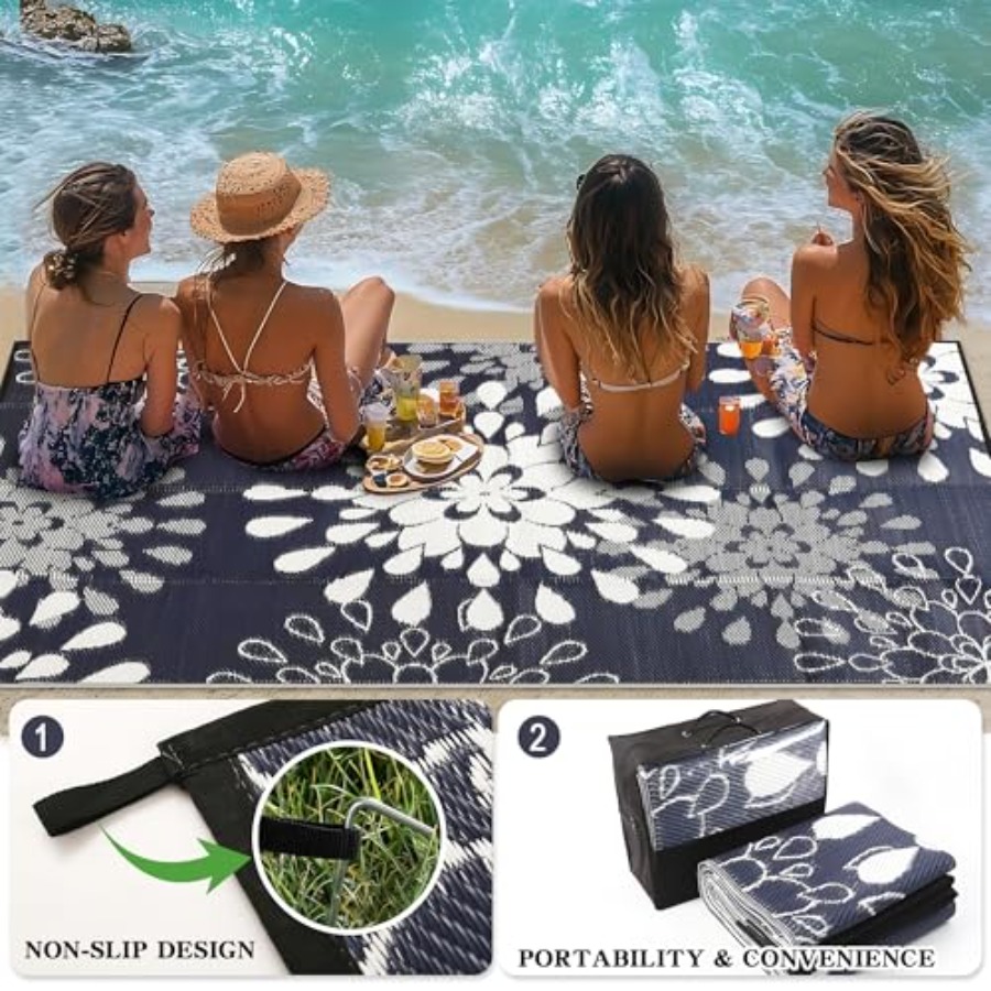 Outdoor 8x10 ft waterproof pat - Outdoor Camping Rugs 8X10 avis et prix