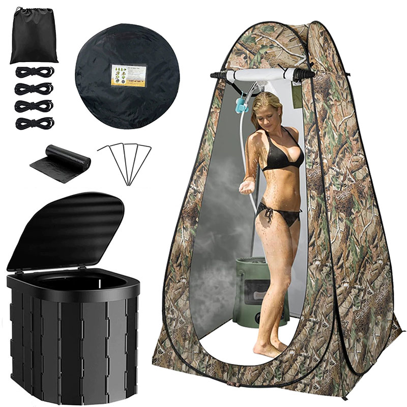 ‌Portable Pop-Up Toilet Tent P - Outdoor Camping Toilet Tent avis et prix