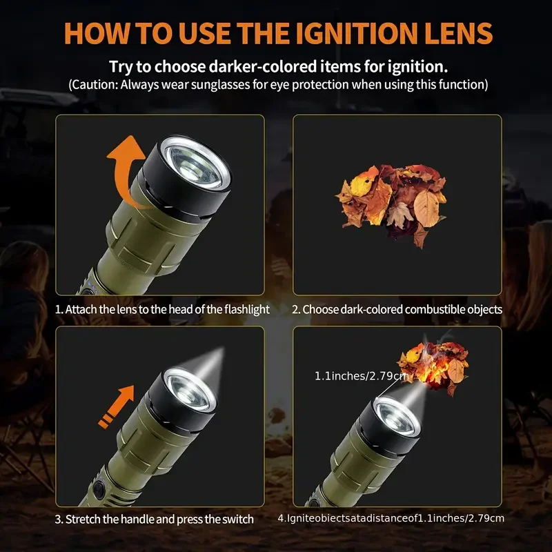 Ultra Powerful Flashlight Conc - Outdoor Camping Adventures avis et prix