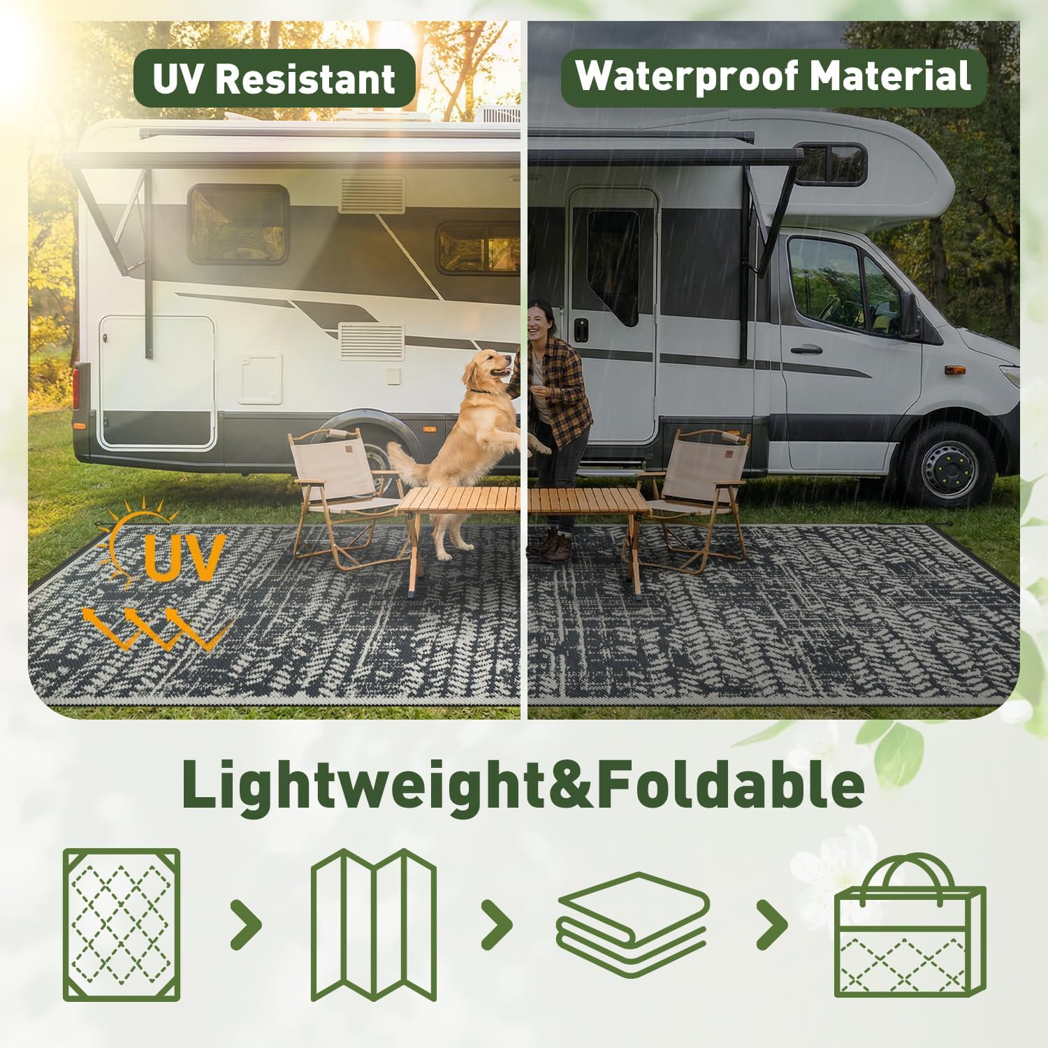 Waterproof Outdoor Rug 8x10 -  - Outdoor Camping Rugs 8X10 avis et prix
