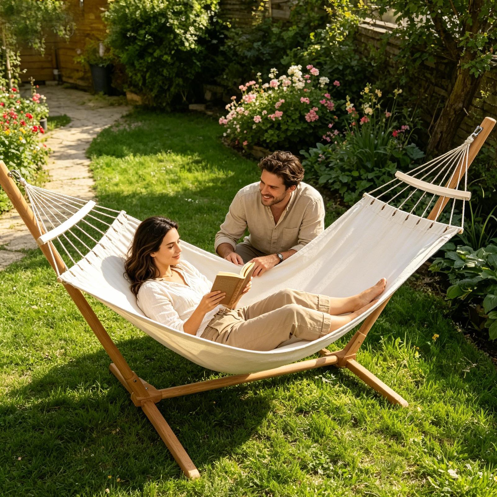 Wooden Hammock Support Rack 2  - Camping Hammock avis et prix