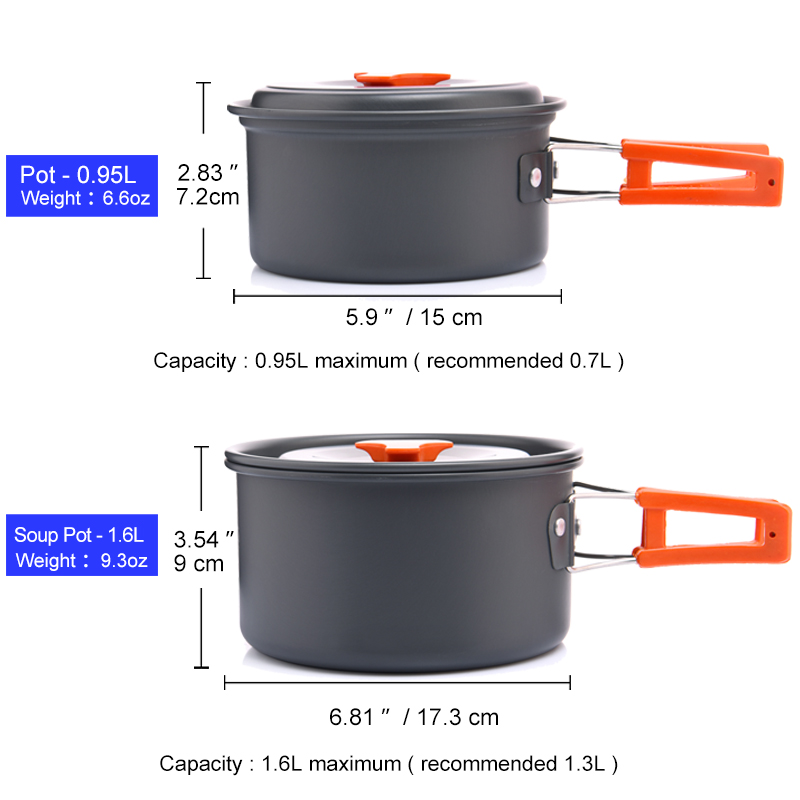 Widesea Camping Outdoor Cookwa - Outdoor Camping Dining Set avis et prix