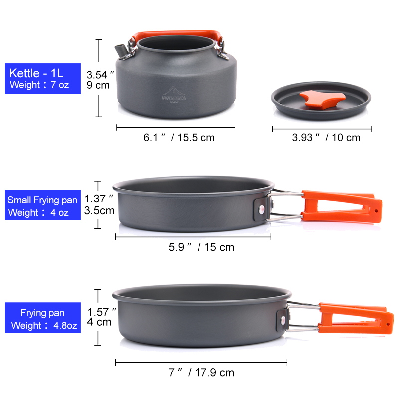 Widesea Camping Outdoor Cookwa - Outdoor Camping Dining Set avis et prix