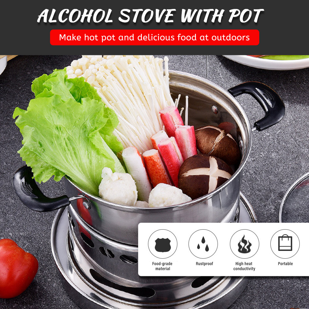 Outdoors Stainless Steel Alcoh - Outdoor Camping Burner avis et prix