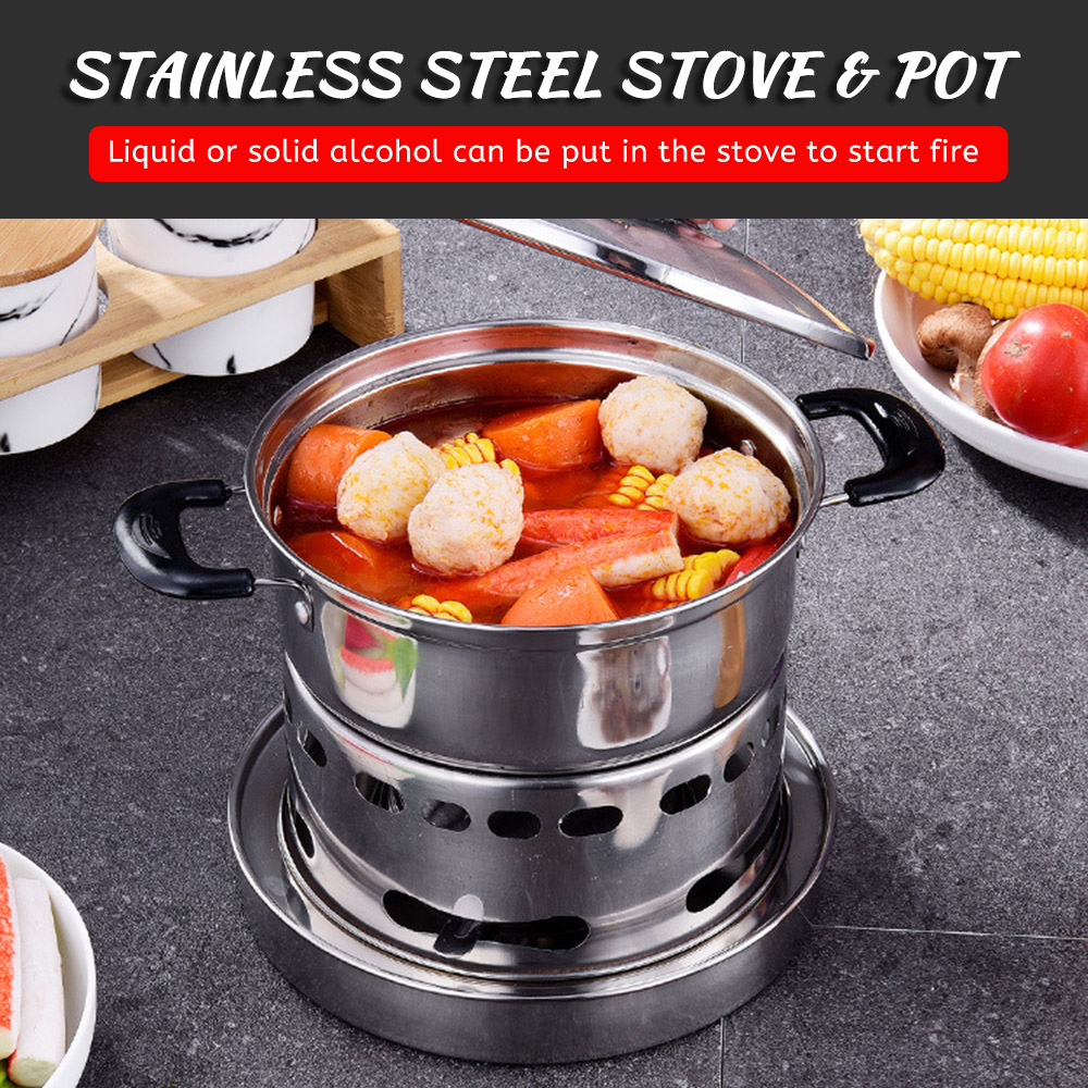 Outdoors Stainless Steel Alcoh - Outdoor Camping Burner avis et prix