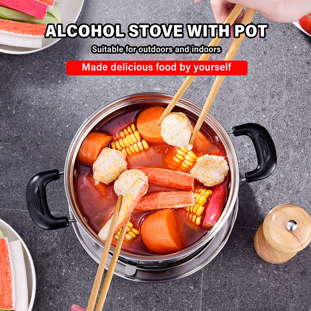 Outdoors Stainless Steel Alcoh - Outdoor Camping Burner avis et prix
