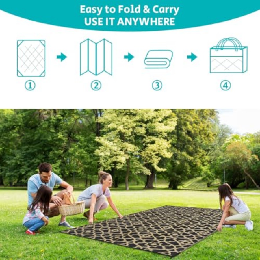 Outdoor Rug Waterproof 8x10, P - Outdoor Camping Rugs 8X10 avis et prix