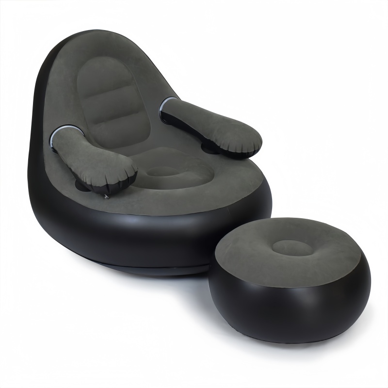 PVC Inflatable Sofa with Armre - Outdoor Camping Chairs Folding avis et prix