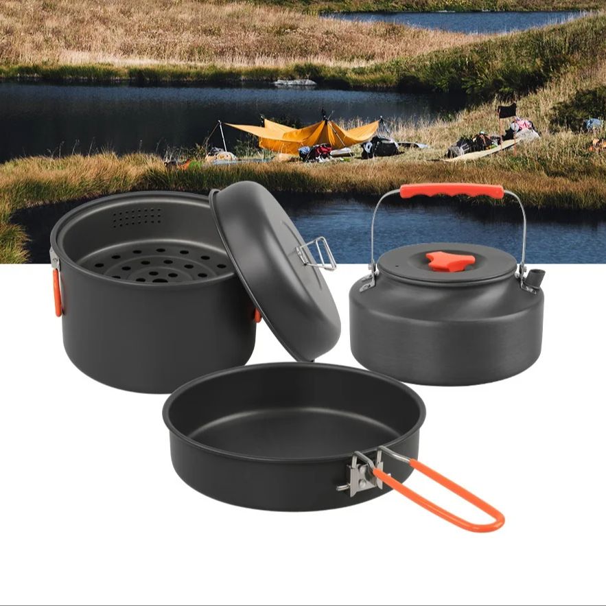Outdoor Cookware Set Camping C - Outdoor Camping Kettle avis et prix