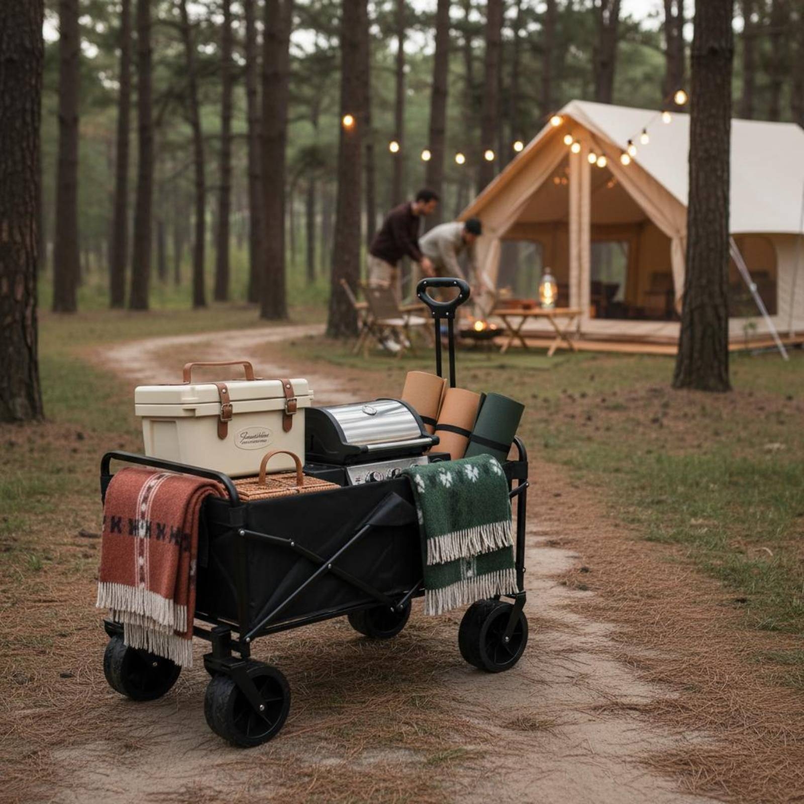 Foldable Camping Wagon Portabl - Jinli Outdoor Camping avis et prix