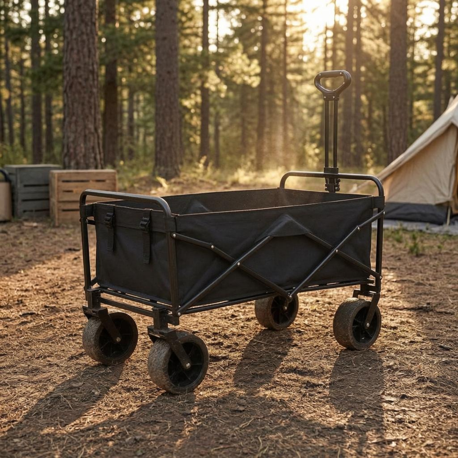 Foldable Camping Wagon Portabl - Jinli Outdoor Camping avis et prix
