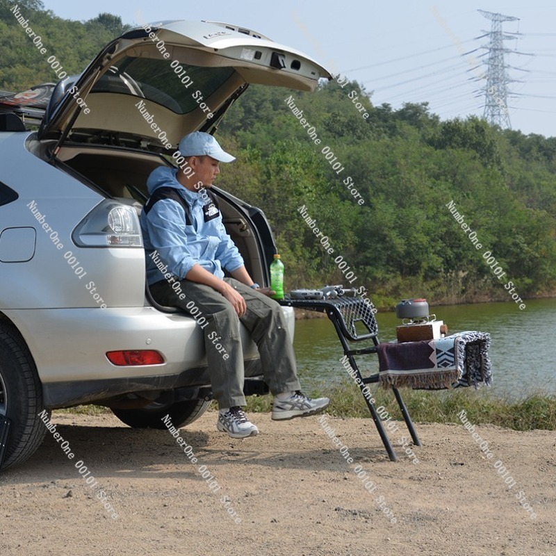 Outdoor Folding Ladder and Tab - Camp Table Folding avis et prix
