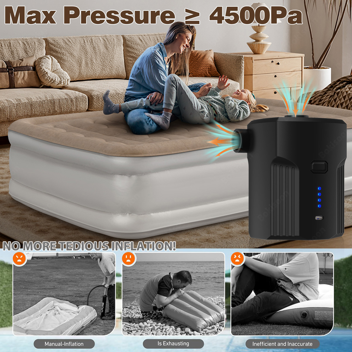 Portable Electric Air Pump for - Outdoor Camping Carpet avis et prix