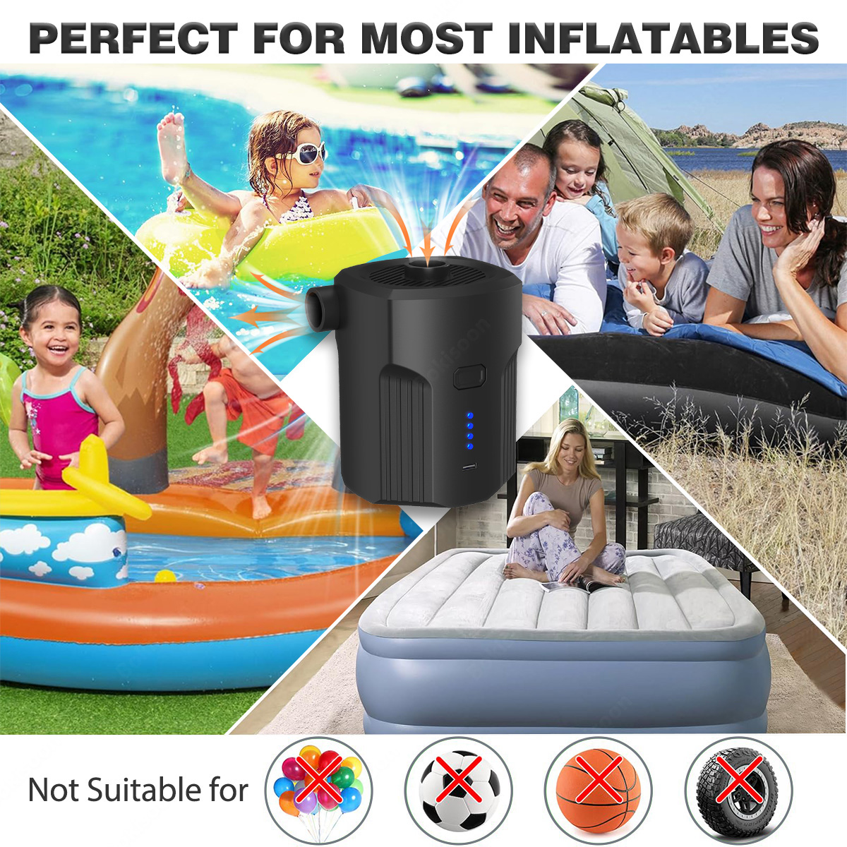 Portable Electric Air Pump for - Outdoor Camping Carpet avis et prix