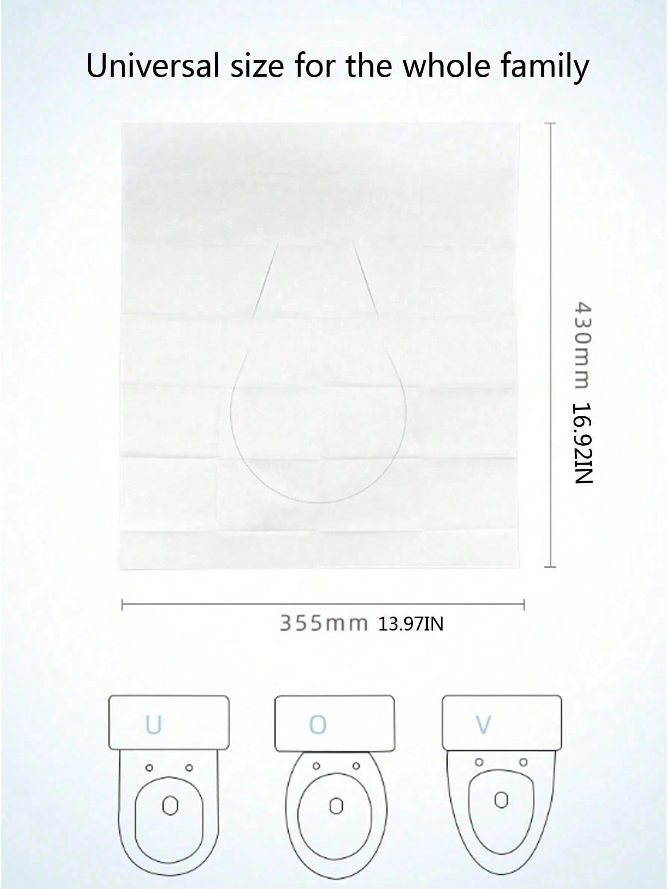 10PCS Thickened Waterproof Dis - Portable Camp Toilet avis et prix