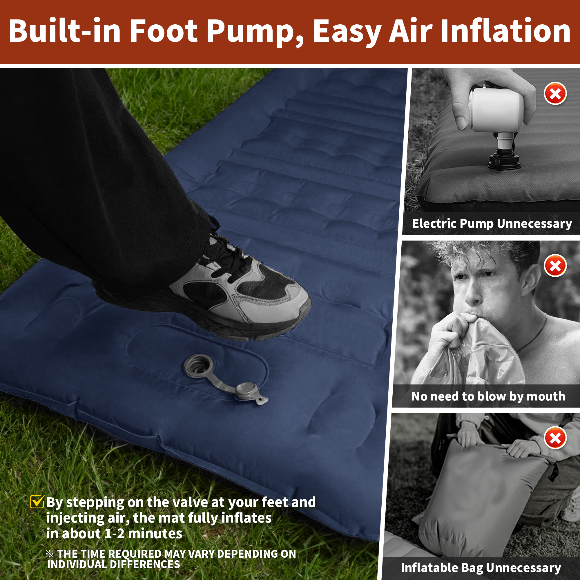 MAPLEAF 12cm Air Mattress Camp - Outdoor Camping Carpet avis et prix