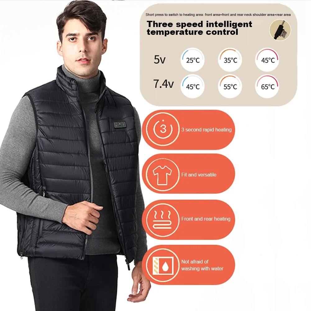 Sportswear Heated Coat Men Wom - Outdoor Camping Jacket avis et prix