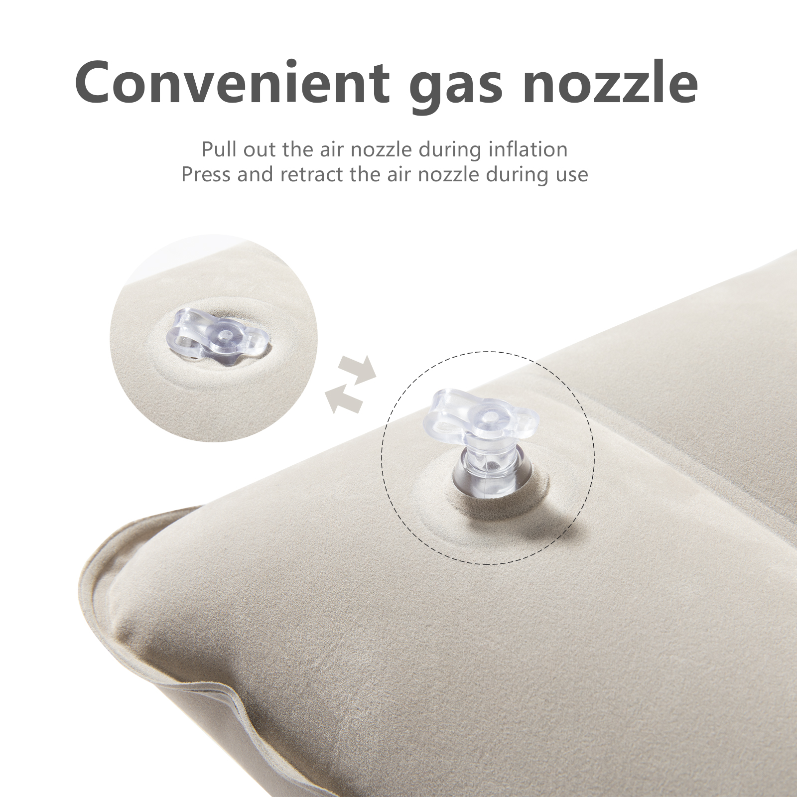 BISINNA Inflatable Pillow,Port - Outdoor Camping Carpet avis et prix
