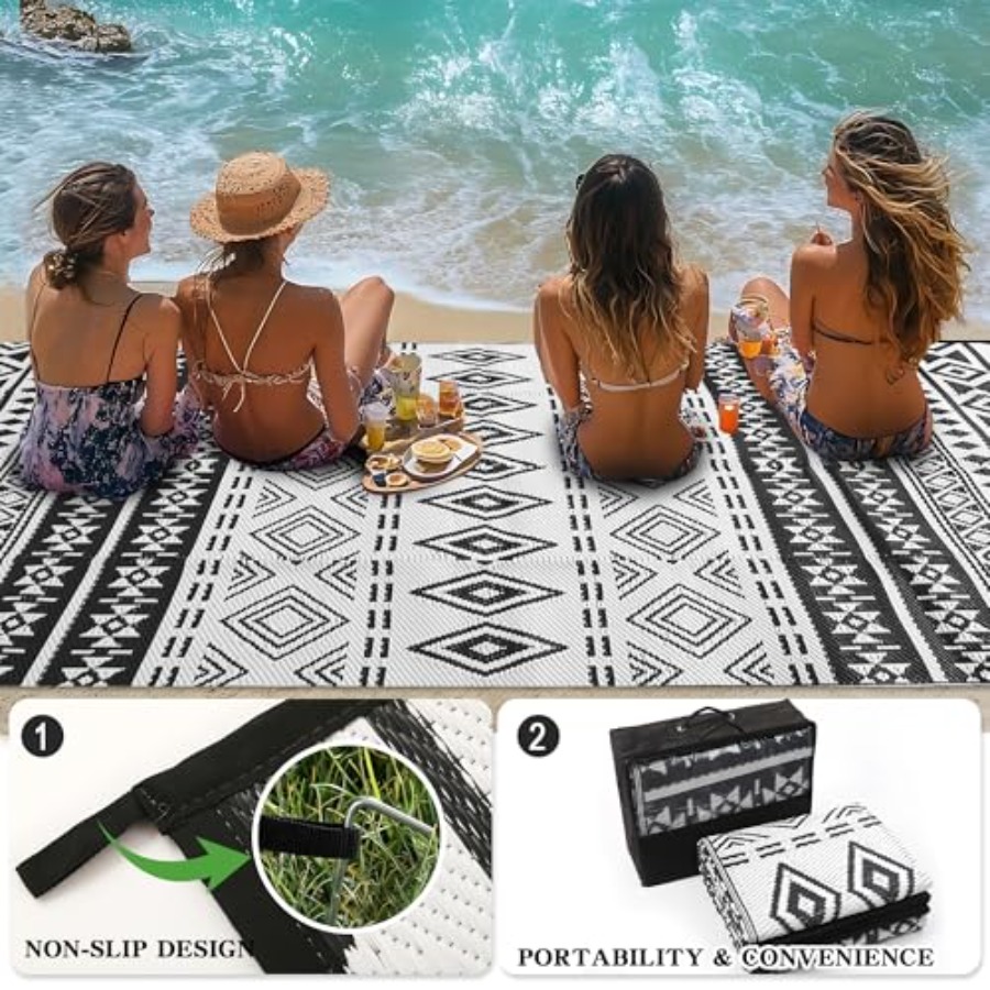Outdoor 8x10 ft waterproof pat - Outdoor Camping Rugs 8X10 avis et prix