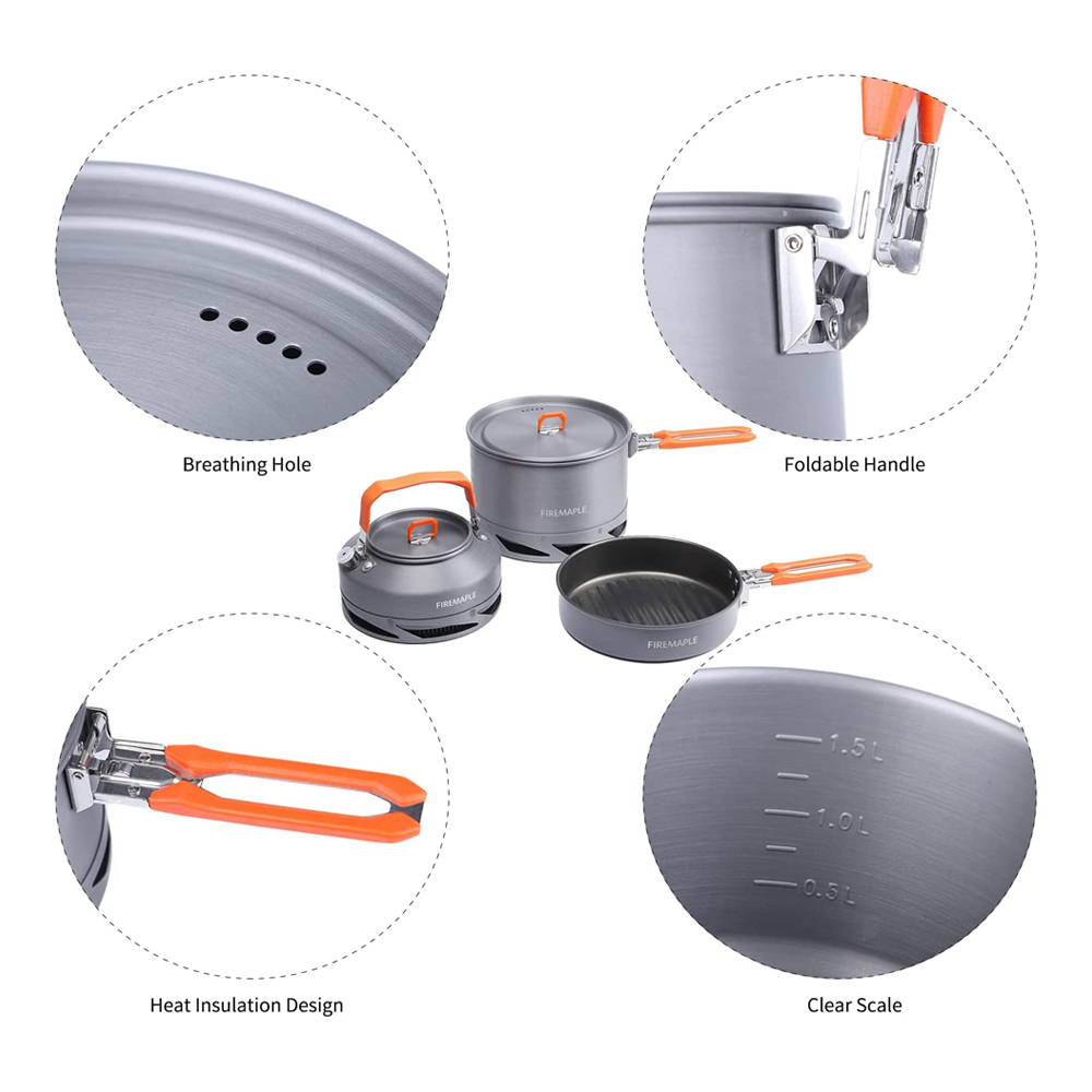 Fire Maple Camping Cookware Ut - Outdoor Camping Dining Set avis et prix