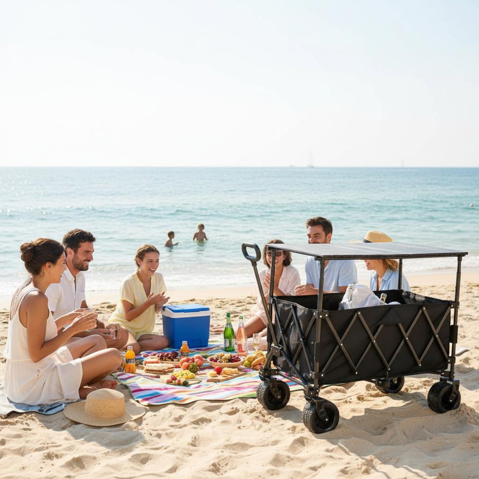 Foldable Camping Wagon Portabl - Jinli Outdoor Camping avis et prix