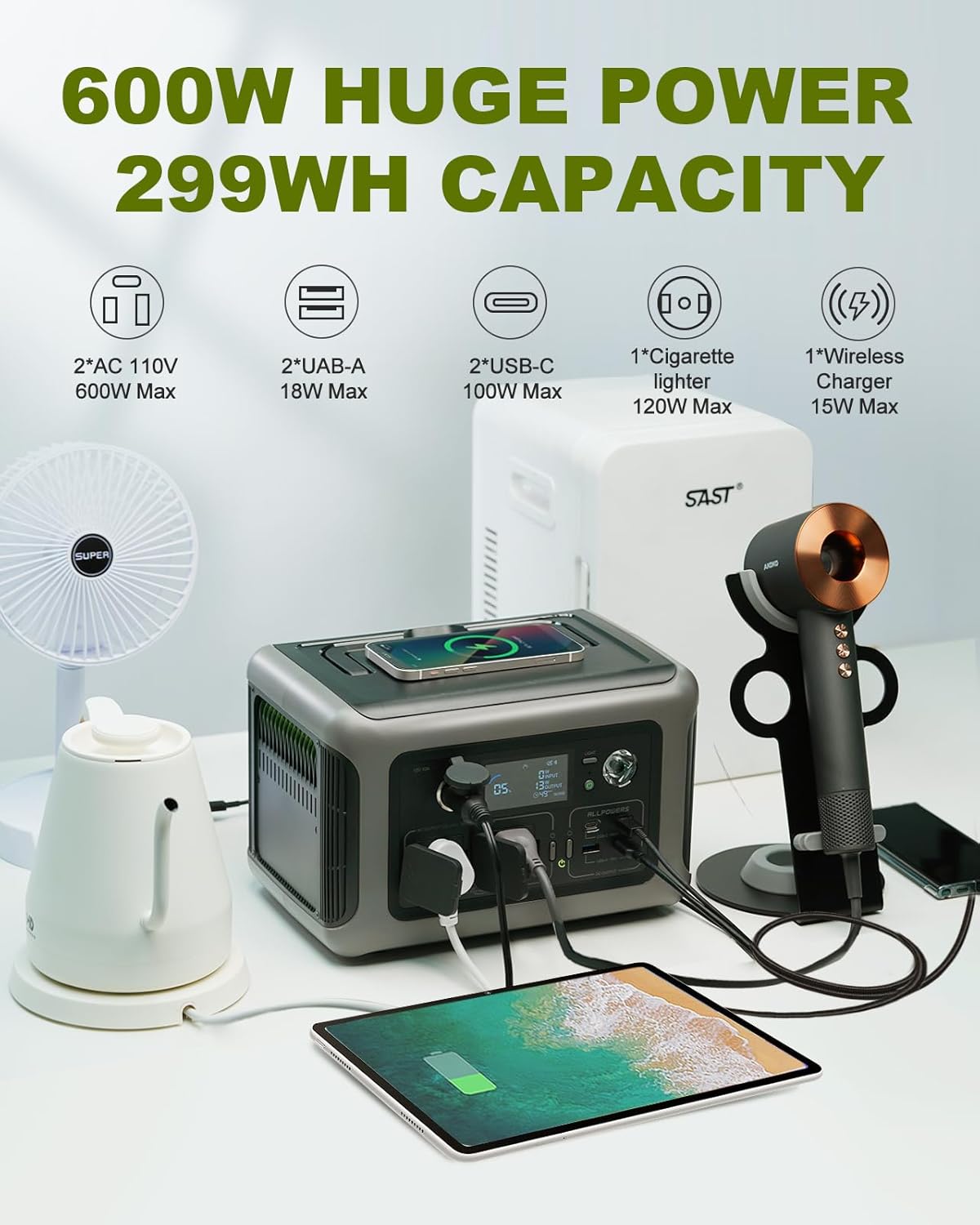 ALLPOWERS Portable Power Stati - Outdoor Camping Outfit avis et prix