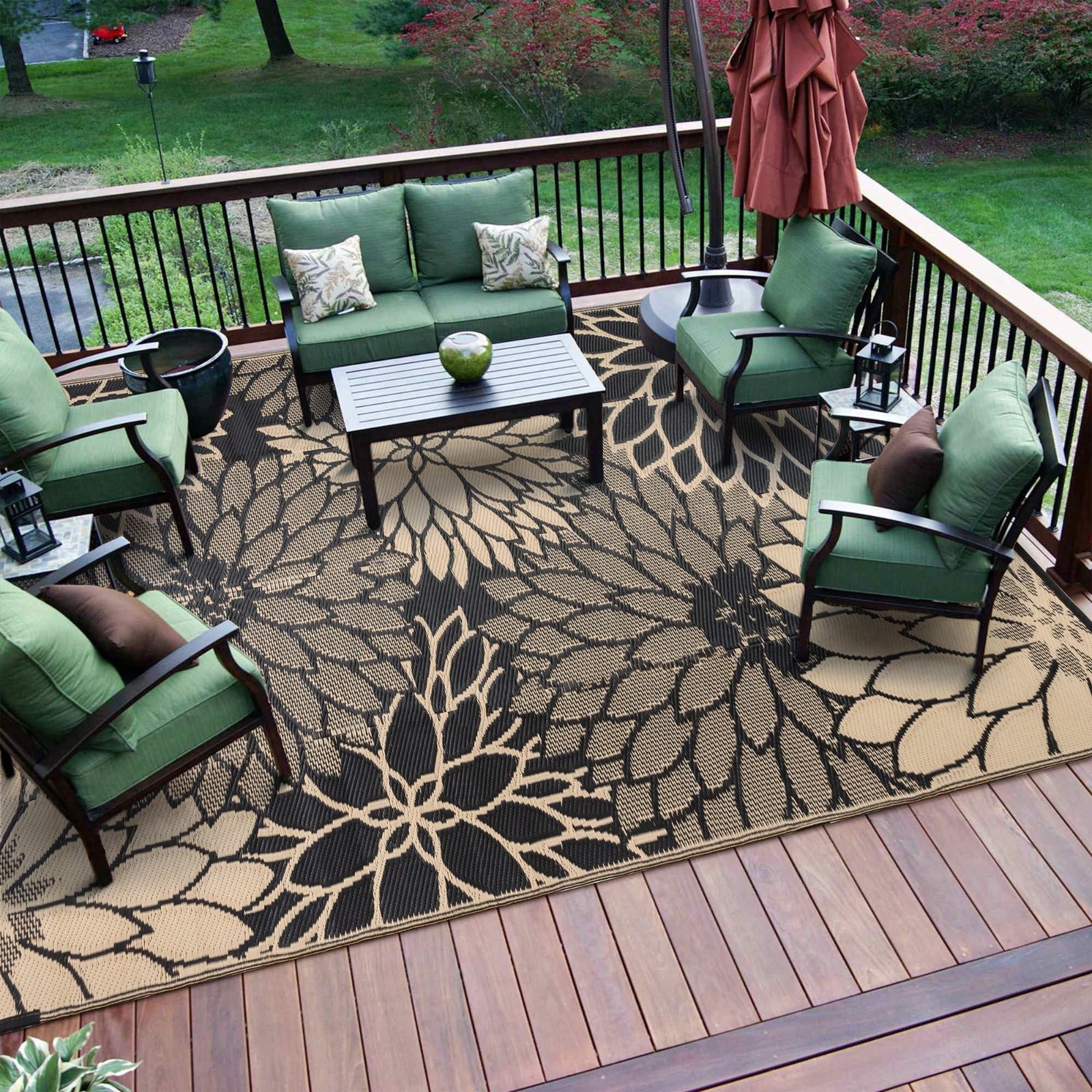 Plant Flowers Outdoor Plastic  - Outdoor Camping Rugs 8X10 avis et prix