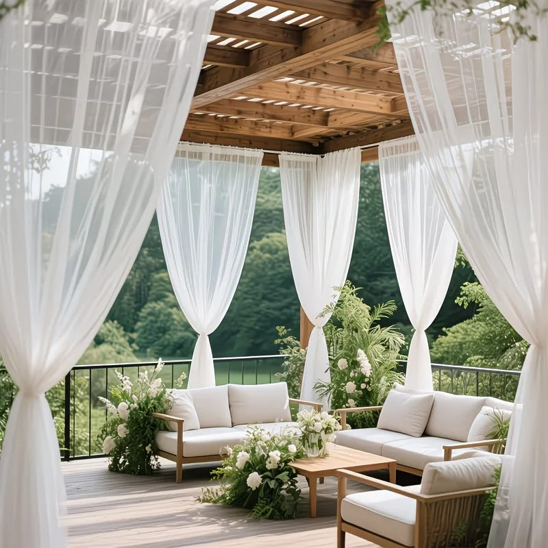 1 Panel Outdoor Curtains with  - Outdoor Camping Venues avis et prix