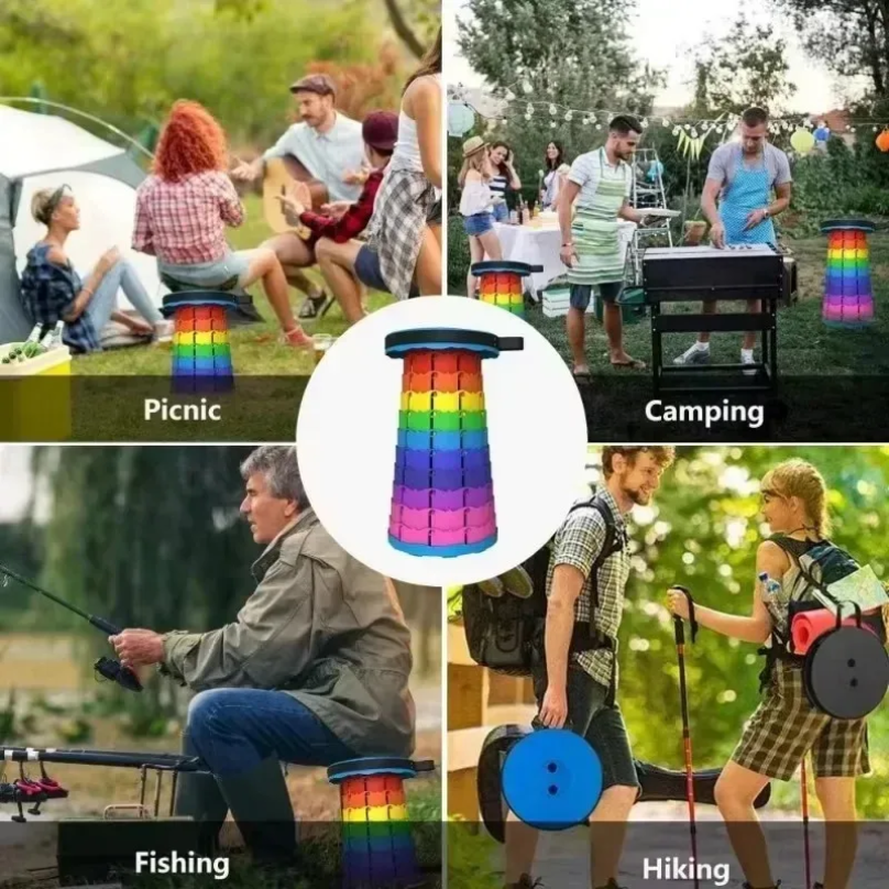 Portable Plastic Folding Teles - Outdoor Camping Chairs Folding avis et prix
