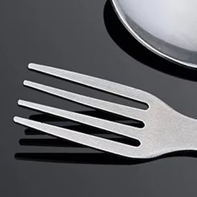 2-in-1 Fork Dessert Spoon Cutl - Outdoor Camping Dining Set avis et prix