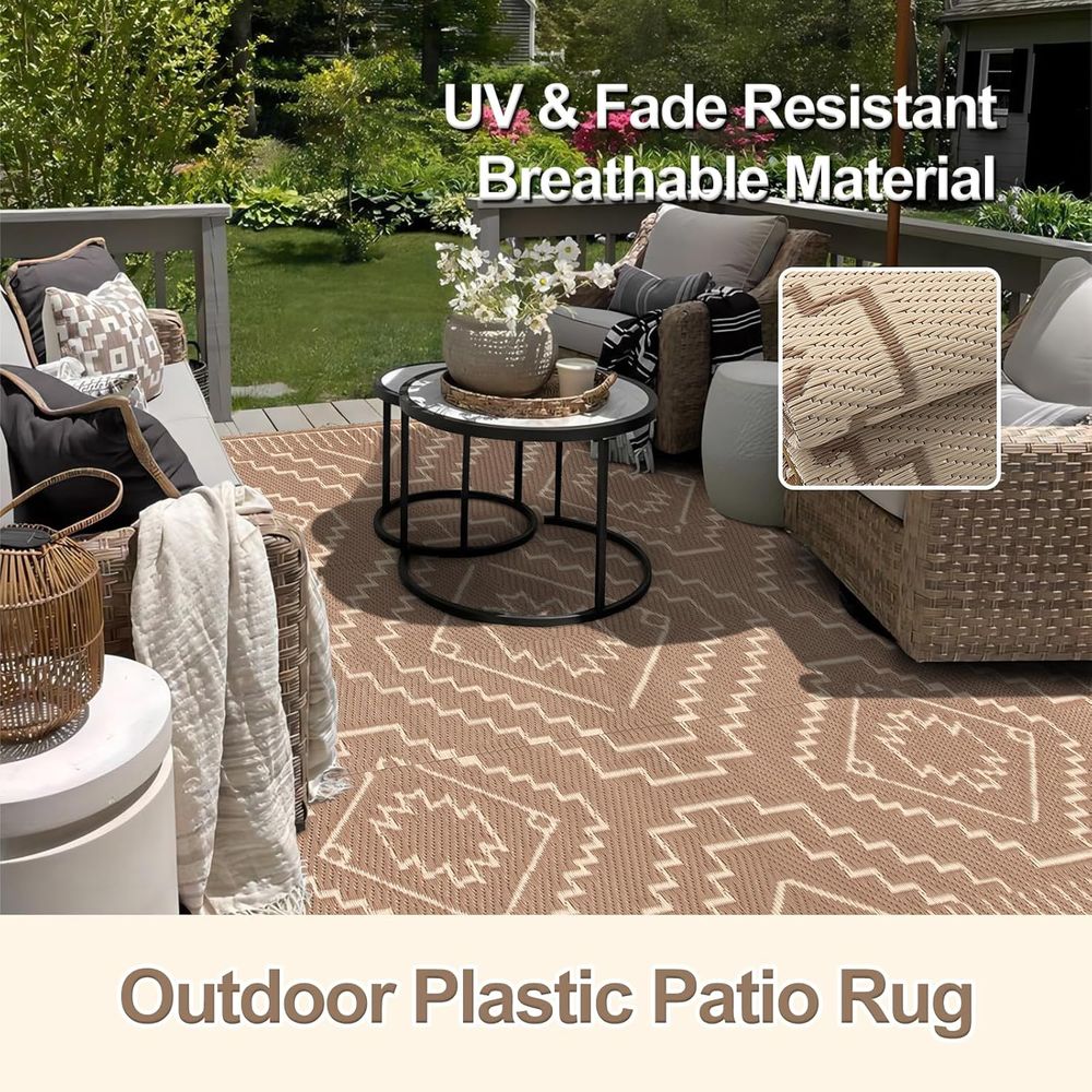 Waterproof 8x10 Outdoor Rug -  - Outdoor Camping Rugs 8X10 avis et prix
