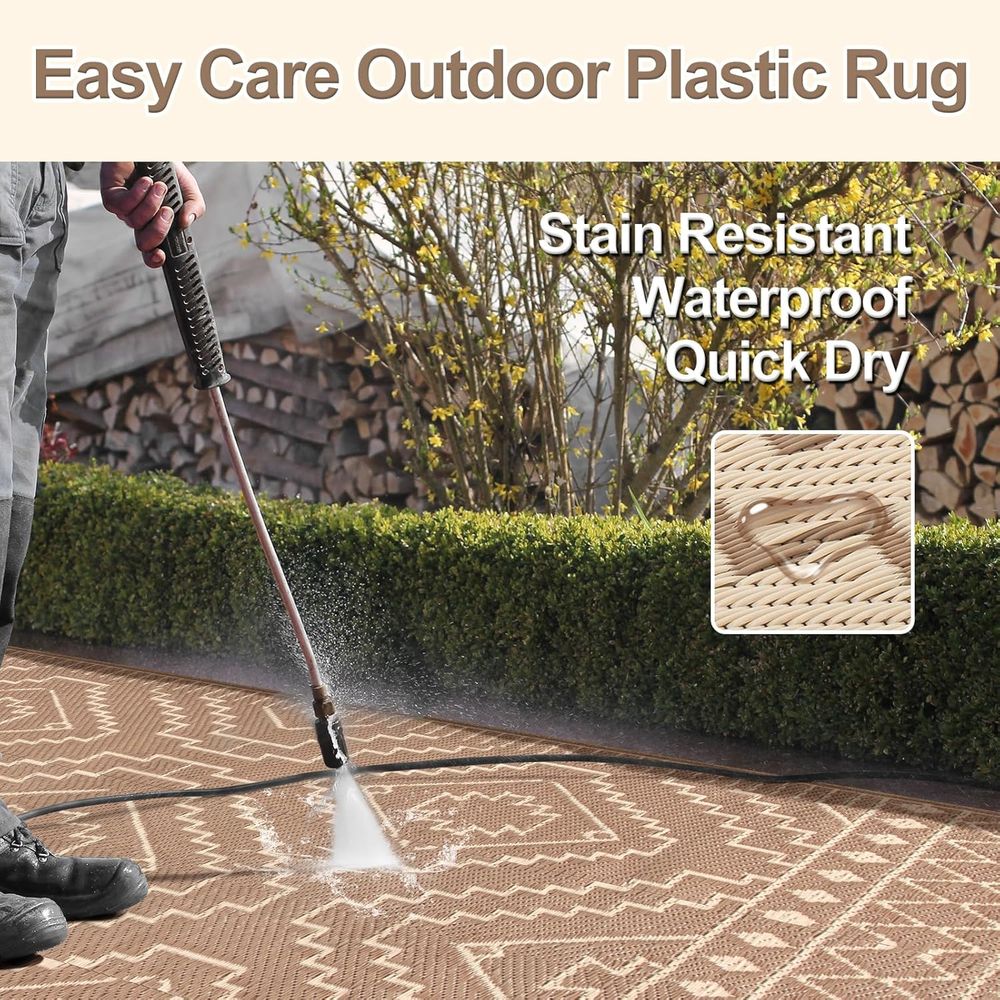 Waterproof 8x10 Outdoor Rug -  - Outdoor Camping Rugs 8X10 avis et prix